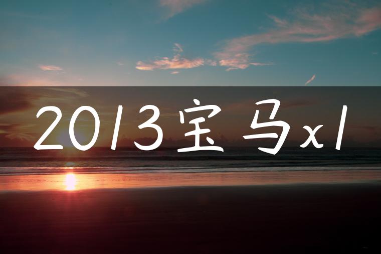 2013宝马x1