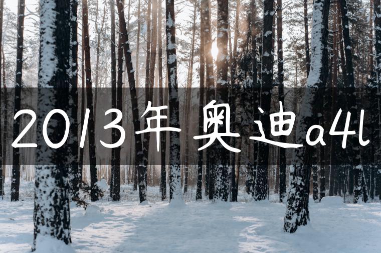 2013年奥迪a4l