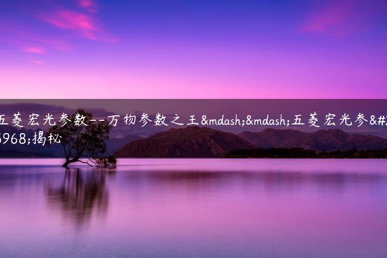五菱宏光参数–万物参数之王——五菱宏光参数揭秘