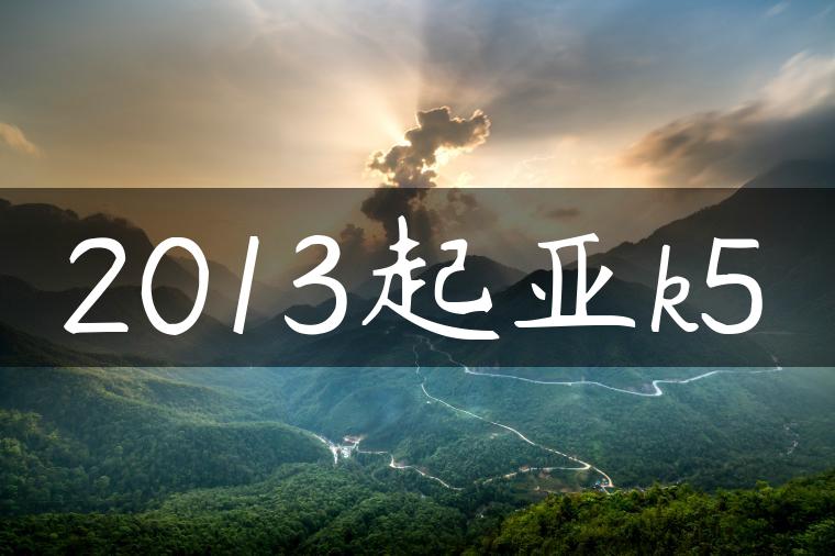 2013起亚k5