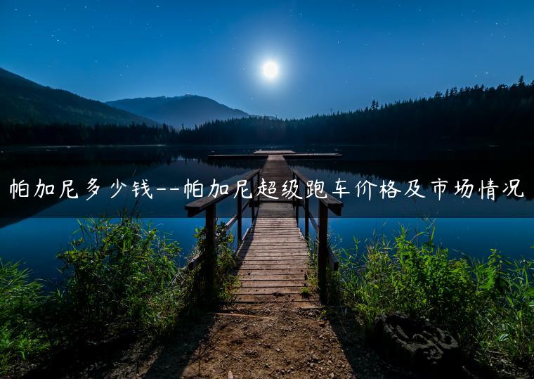 帕加尼多少钱–帕加尼超级跑车价格及市场情况