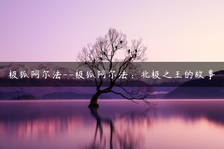 极狐阿尔法–极狐阿尔法：北极之王的故事
