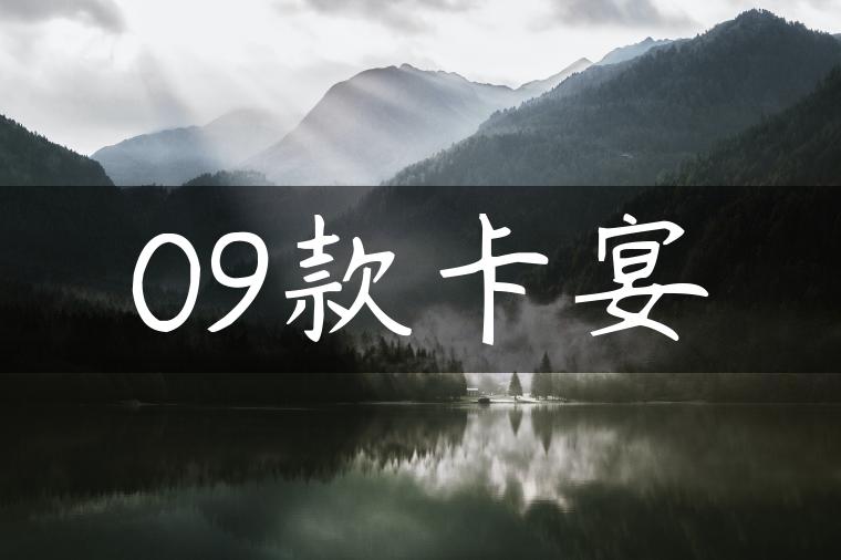 09款卡宴