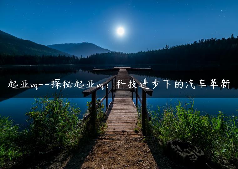 起亚vq–探秘起亚vq：科技进步下的汽车革新-金牌车友