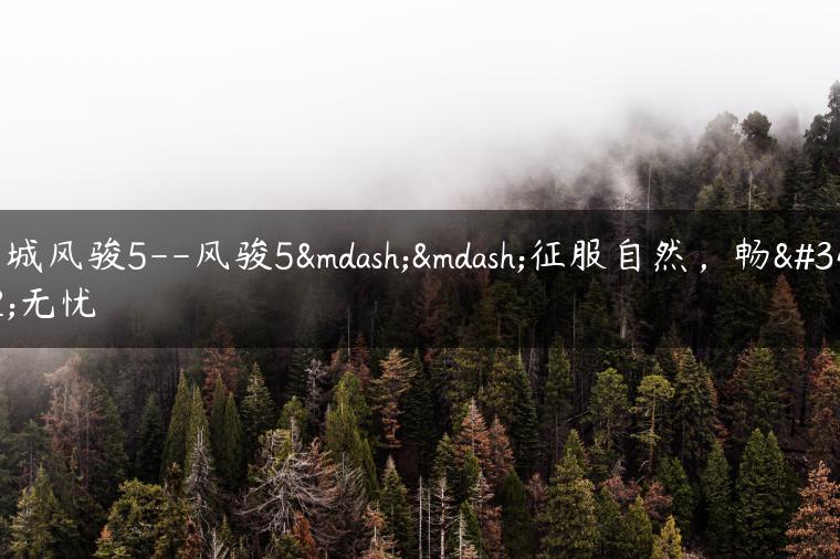 长城风骏5–风骏5——征服自然，畅行无忧