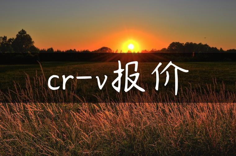 cr-v报价-金牌车友