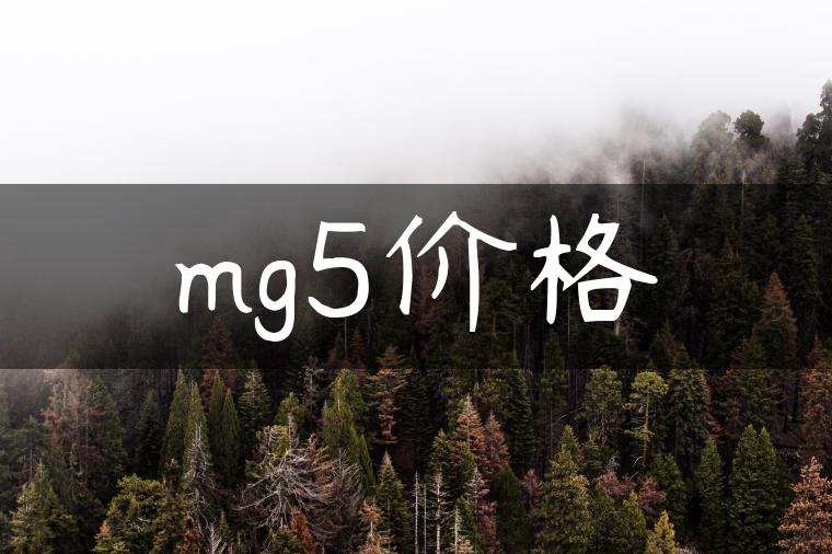mg5价格
