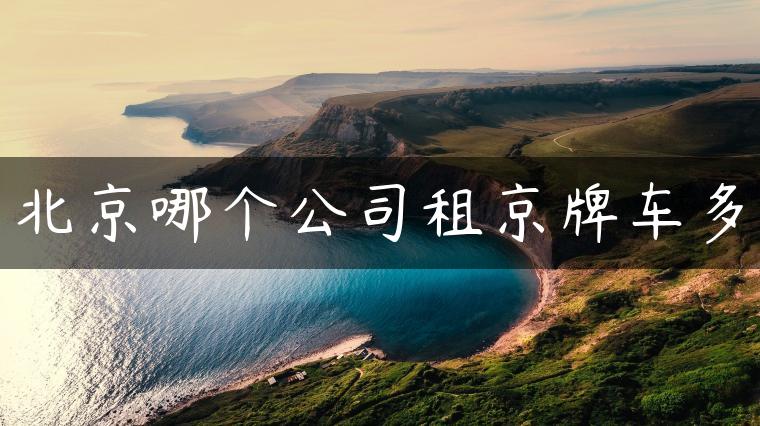 北京哪个公司租京牌车多