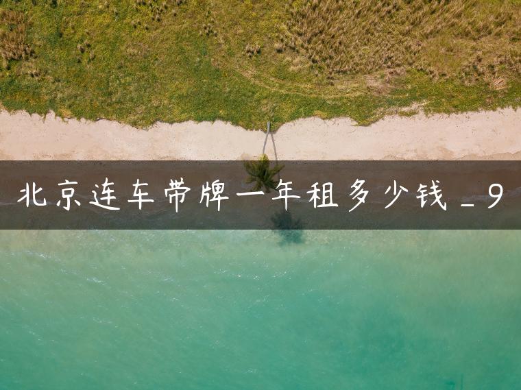 北京连车带牌一年租多少钱_9