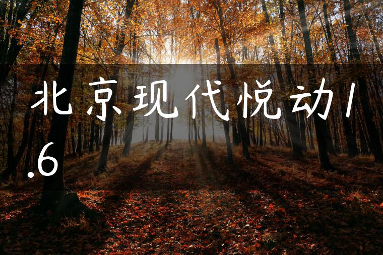 北京现代悦动1.6