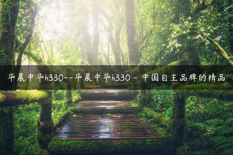 华晨中华h330–华晨中华h330 – 中国自主品牌的精品