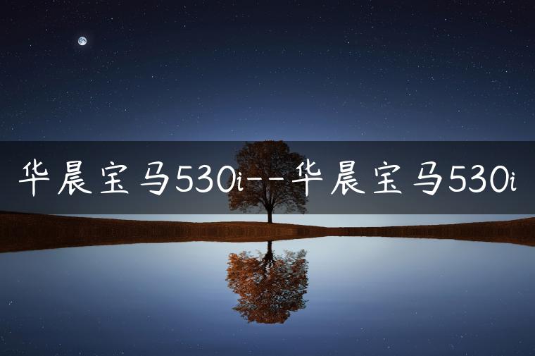 华晨宝马530i–华晨宝马530i