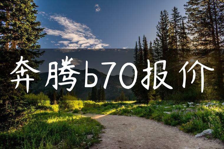 奔腾b70报价