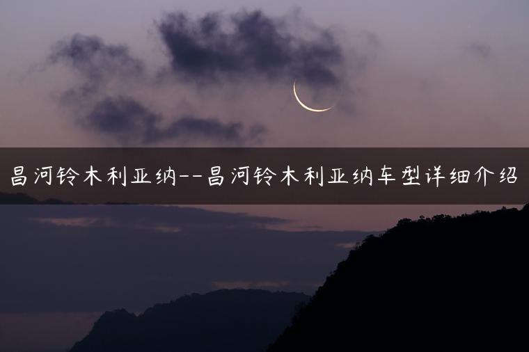 昌河铃木利亚纳–昌河铃木利亚纳车型详细介绍
