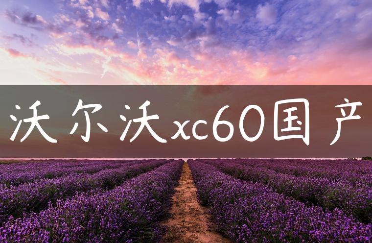沃尔沃xc60国产