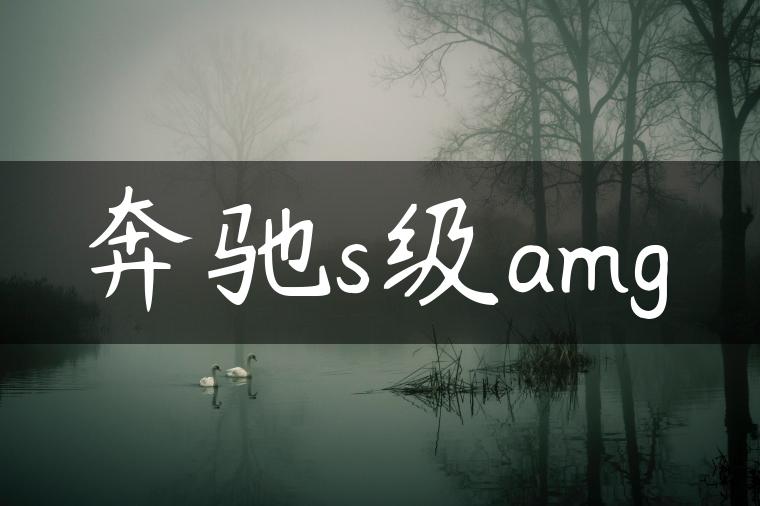 奔驰s级amg