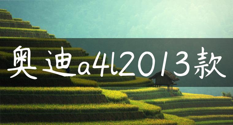 奥迪a4l2013款-金牌车友