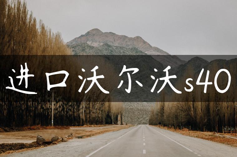 进口沃尔沃s40