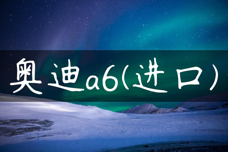 奥迪a6(进口)-金牌车友