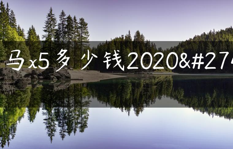 宝马x5多少钱2020款-金牌车友