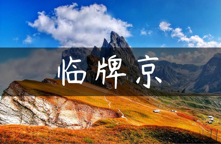 临牌京