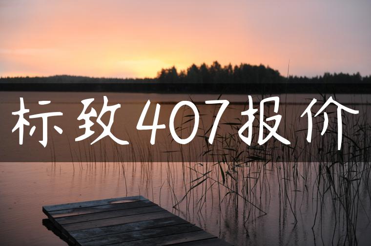 标致407报价