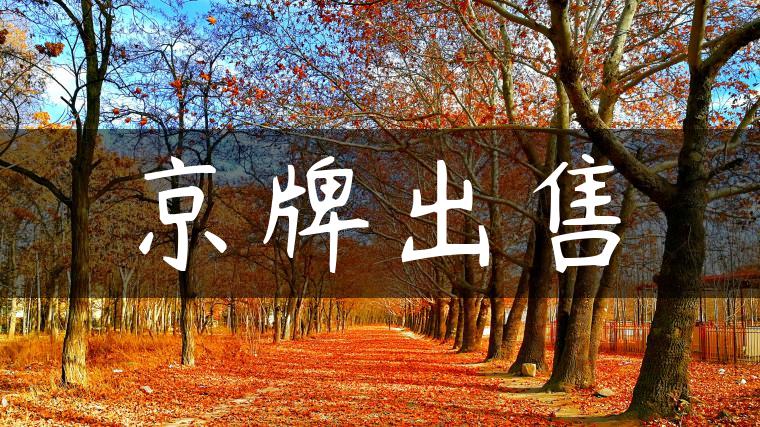 京牌出售