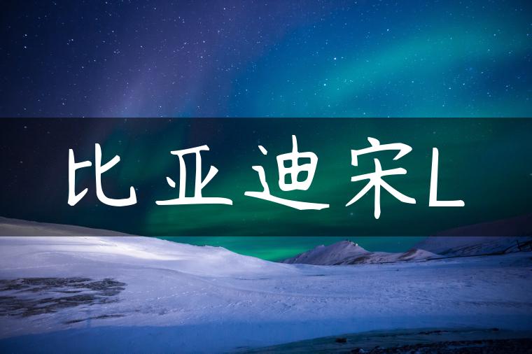 比亚迪宋L