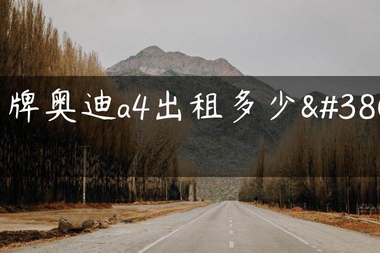 京牌奥迪a4出租多少钱