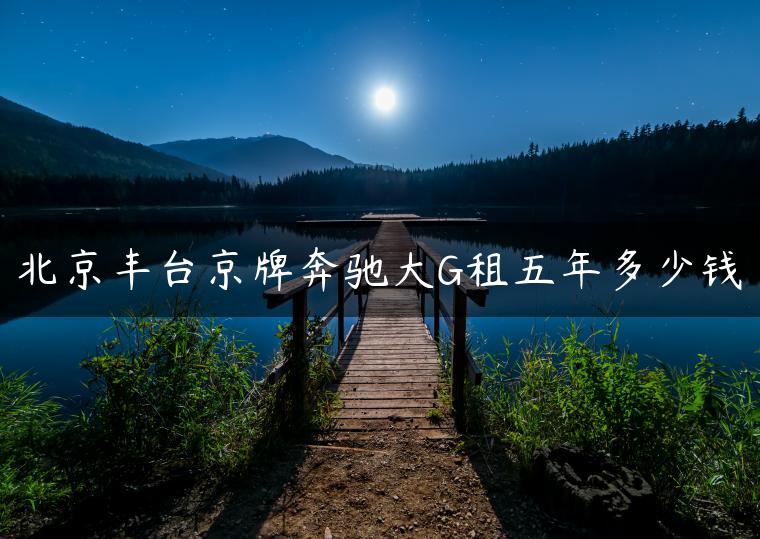 北京丰台京牌奔驰大G租五年多少钱