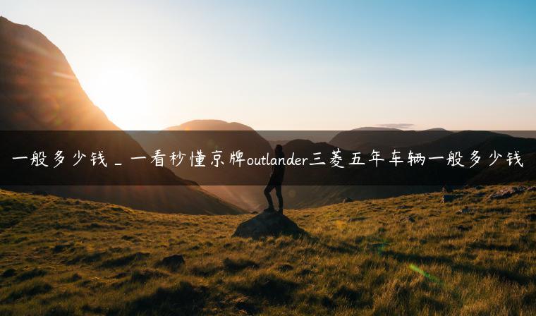 一般多少钱_一看秒懂京牌outlander三菱五年车辆一般多少钱