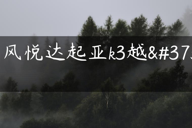 东风悦达起亚k3越野