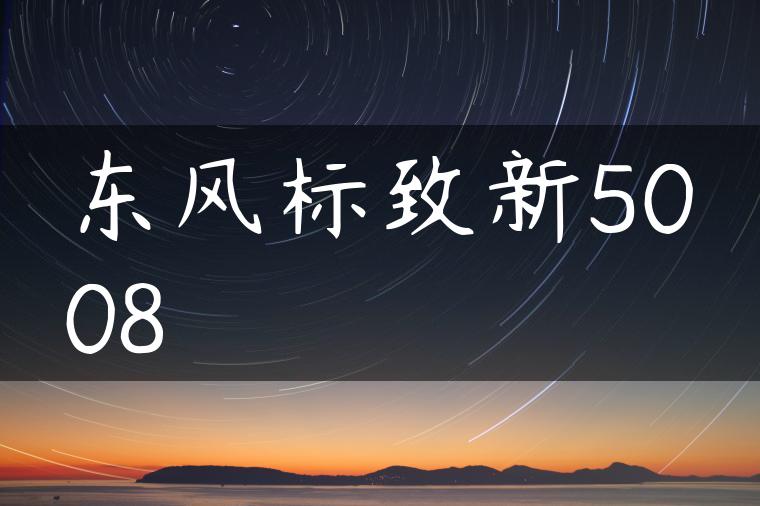 东风标致新5008
