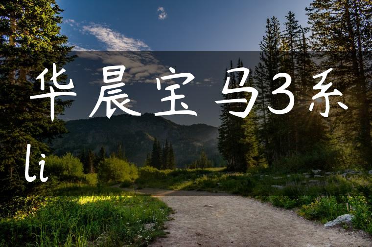 华晨宝马3系li