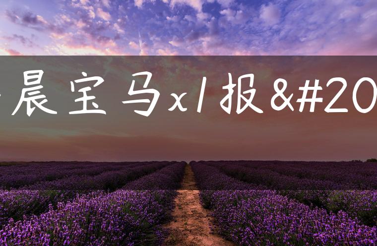 华晨宝马x1报价