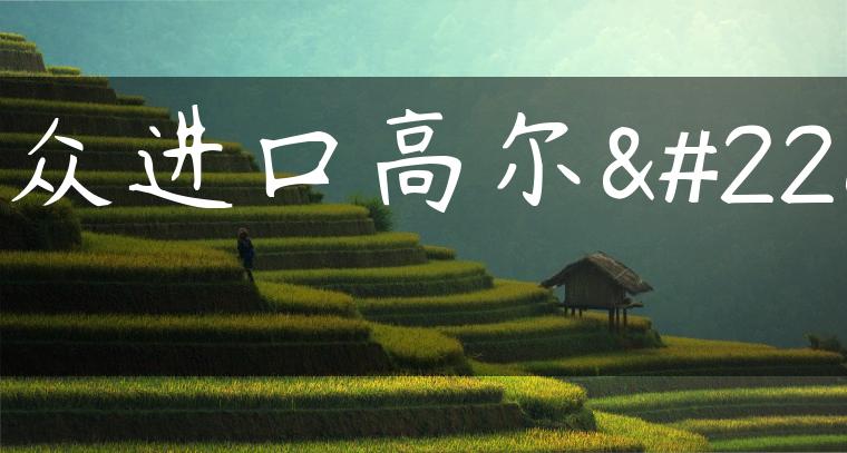 大众进口高尔夫