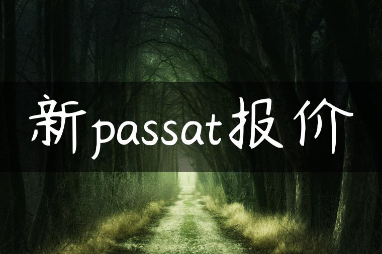 新passat报价