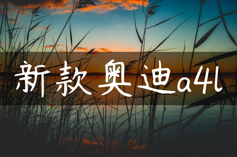 新款奥迪a4l