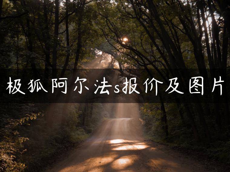 极狐阿尔法s报价及图片