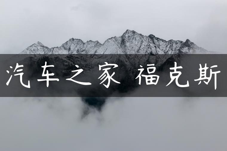 汽车之家 福克斯