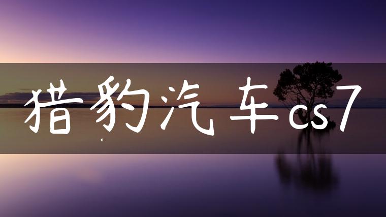 猎豹汽车cs7