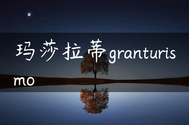 玛莎拉蒂granturismo