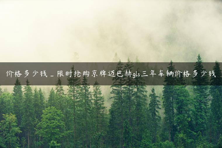 价格多少钱_限时抢购京牌迈巴赫gls三年车辆价格多少钱
