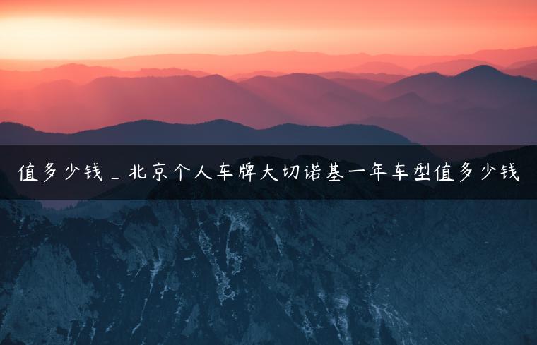 值多少钱_北京个人车牌大切诺基一年车型值多少钱
