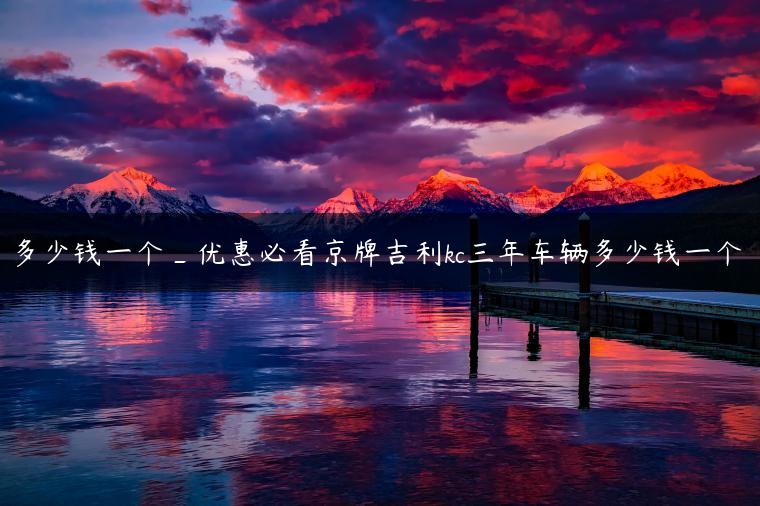 多少钱一个_优惠必看京牌吉利kc三年车辆多少钱一个