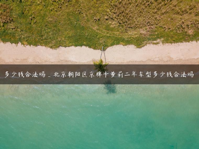 多少钱合法吗_北京朝阳区京牌卡萝莉二年车型多少钱合法吗