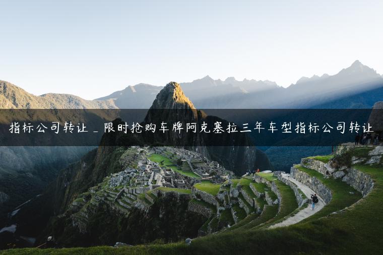 指标公司转让_限时抢购车牌阿克塞拉三年车型指标公司转让