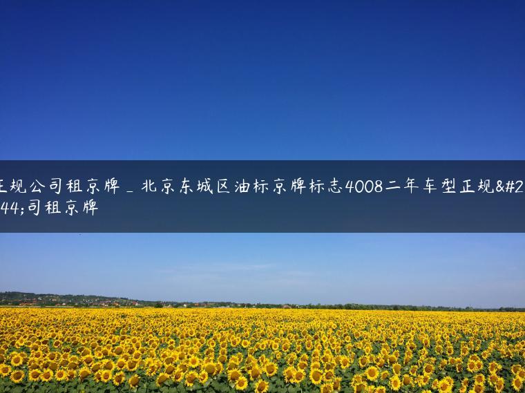 正规公司租京牌_北京东城区油标京牌标志4008二年车型正规公司租京牌