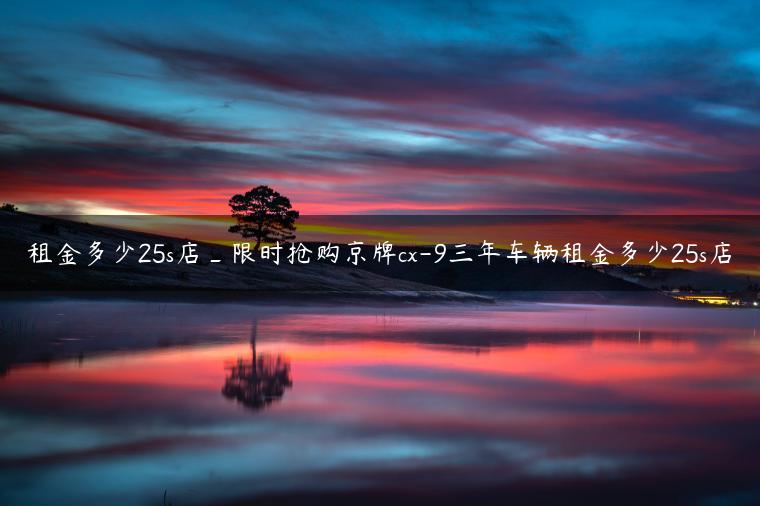 租金多少25s店_限时抢购京牌cx-9三年车辆租金多少25s店