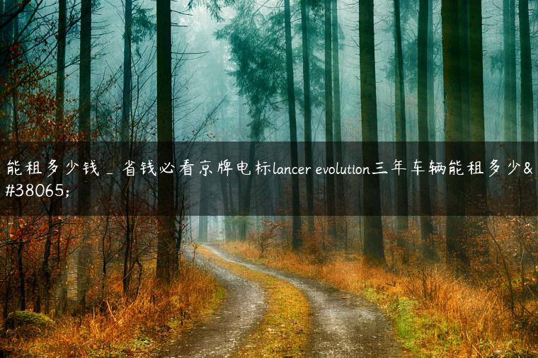 能租多少钱_省钱必看京牌电标lancer evolution三年车辆能租多少钱